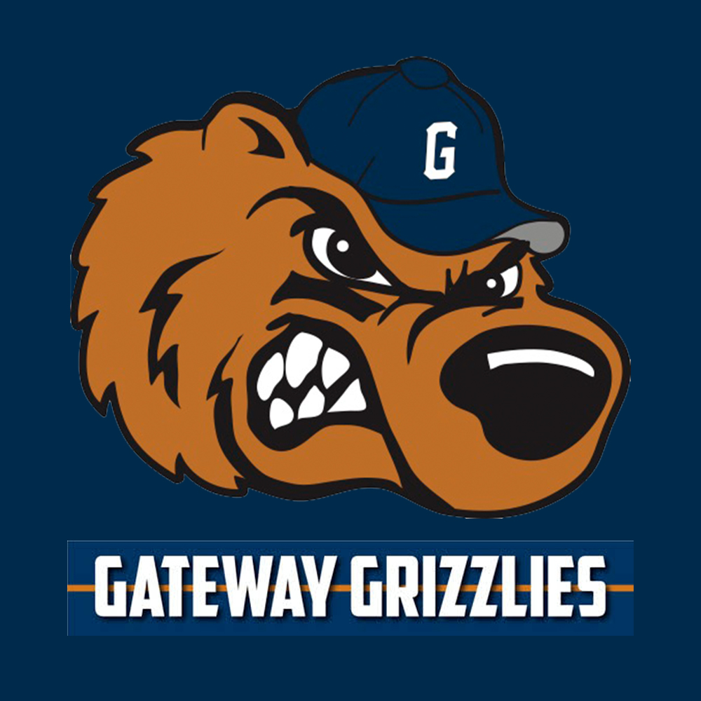 Gateway Grizzlies Baseball Logo