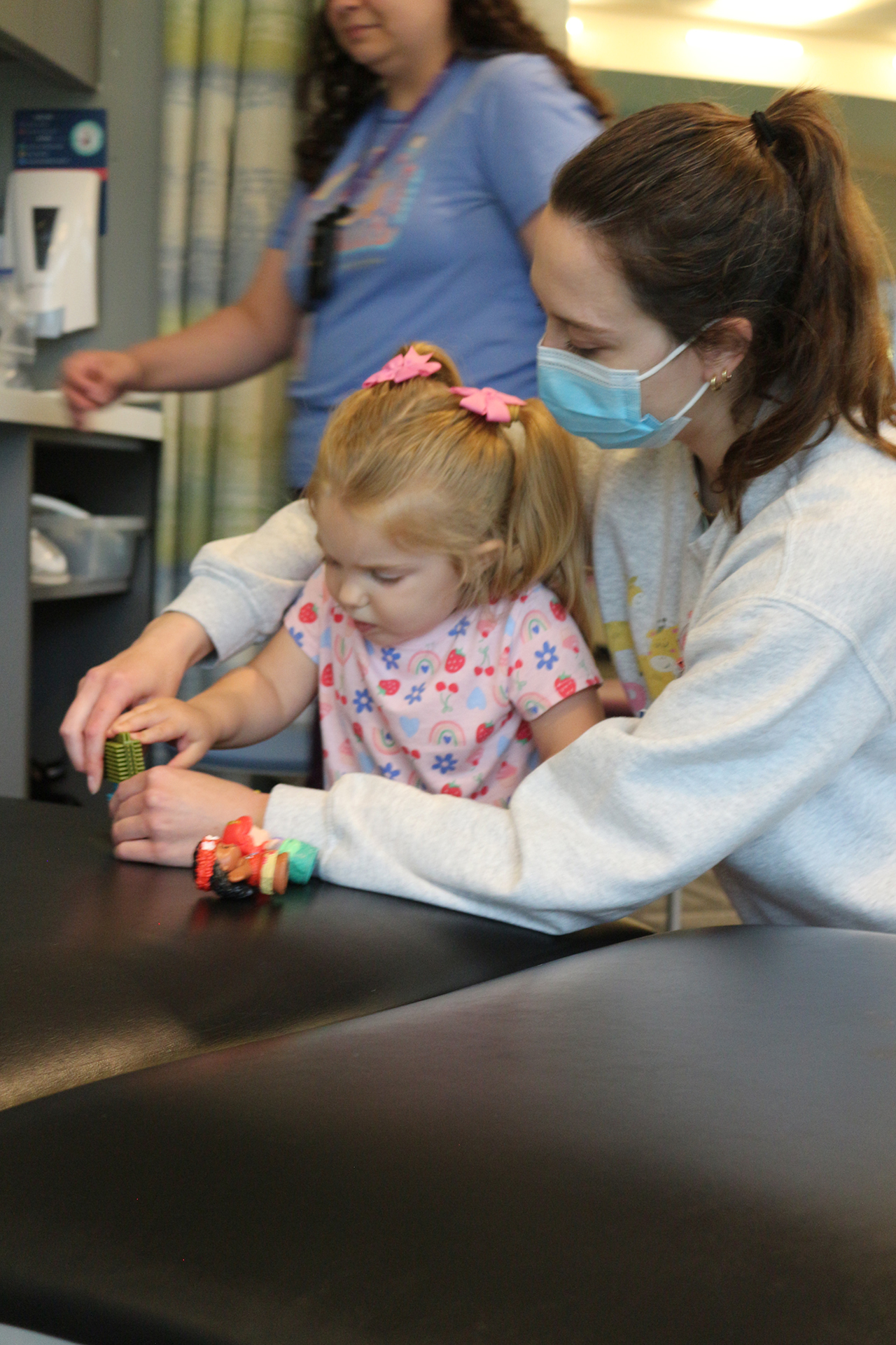 Patient Evelyn receiving therapy at Ranken Jordan