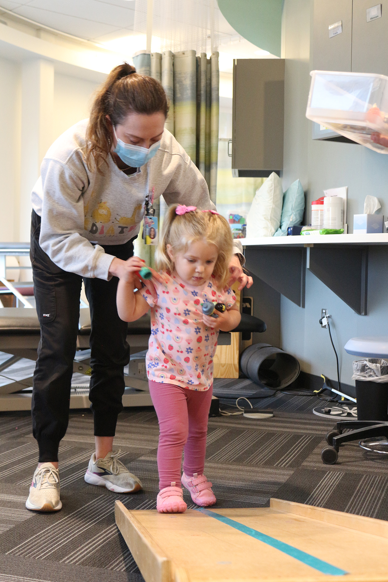 Patient Evelyn receiving therapy at Ranken Jordan