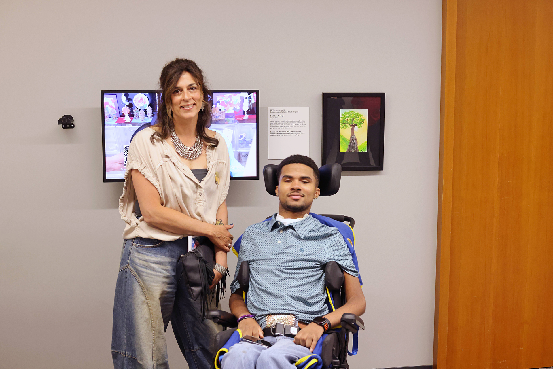Patient Evelyn receiving therapy at Ranken Jordan