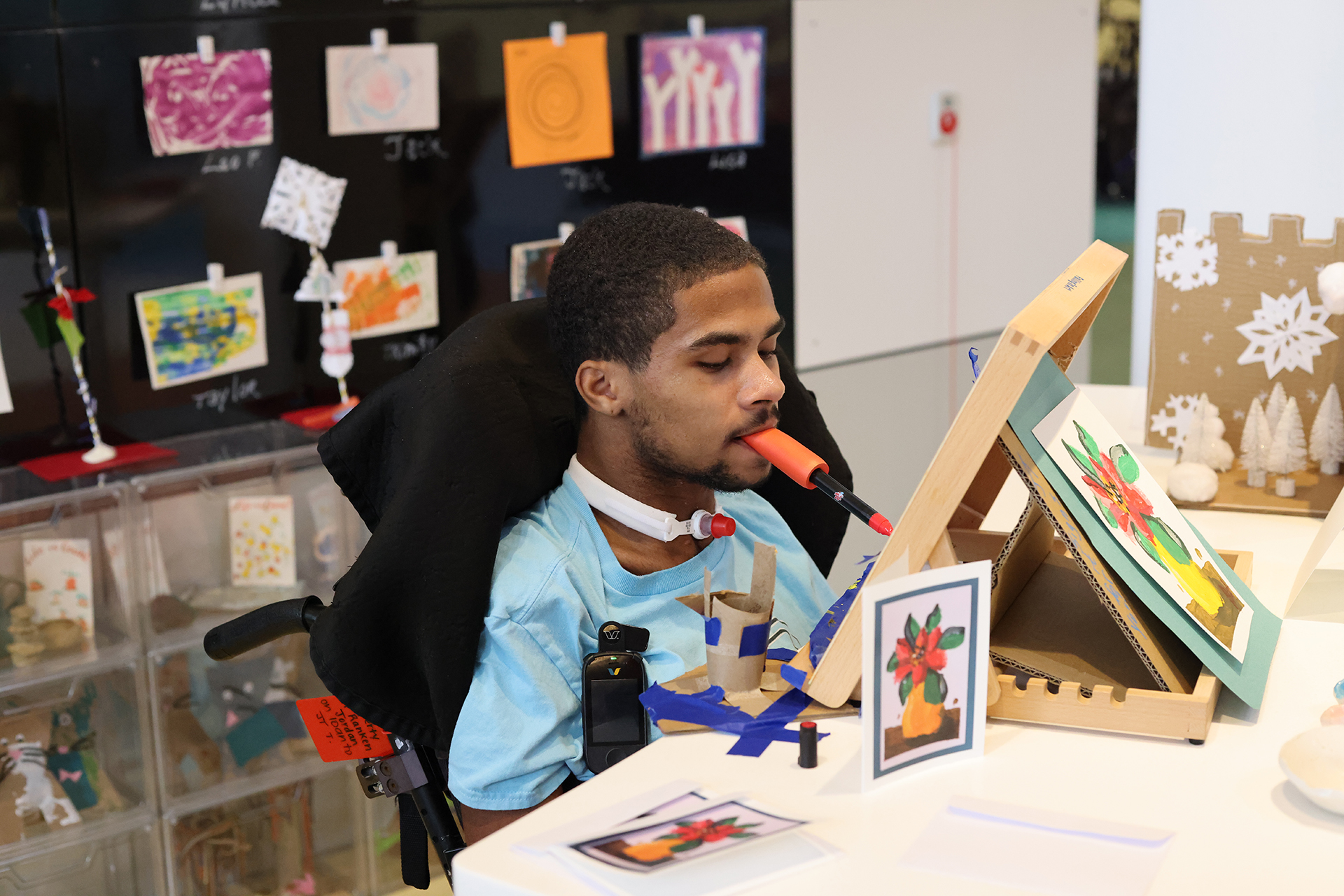 Patient Evelyn receiving therapy at Ranken Jordan